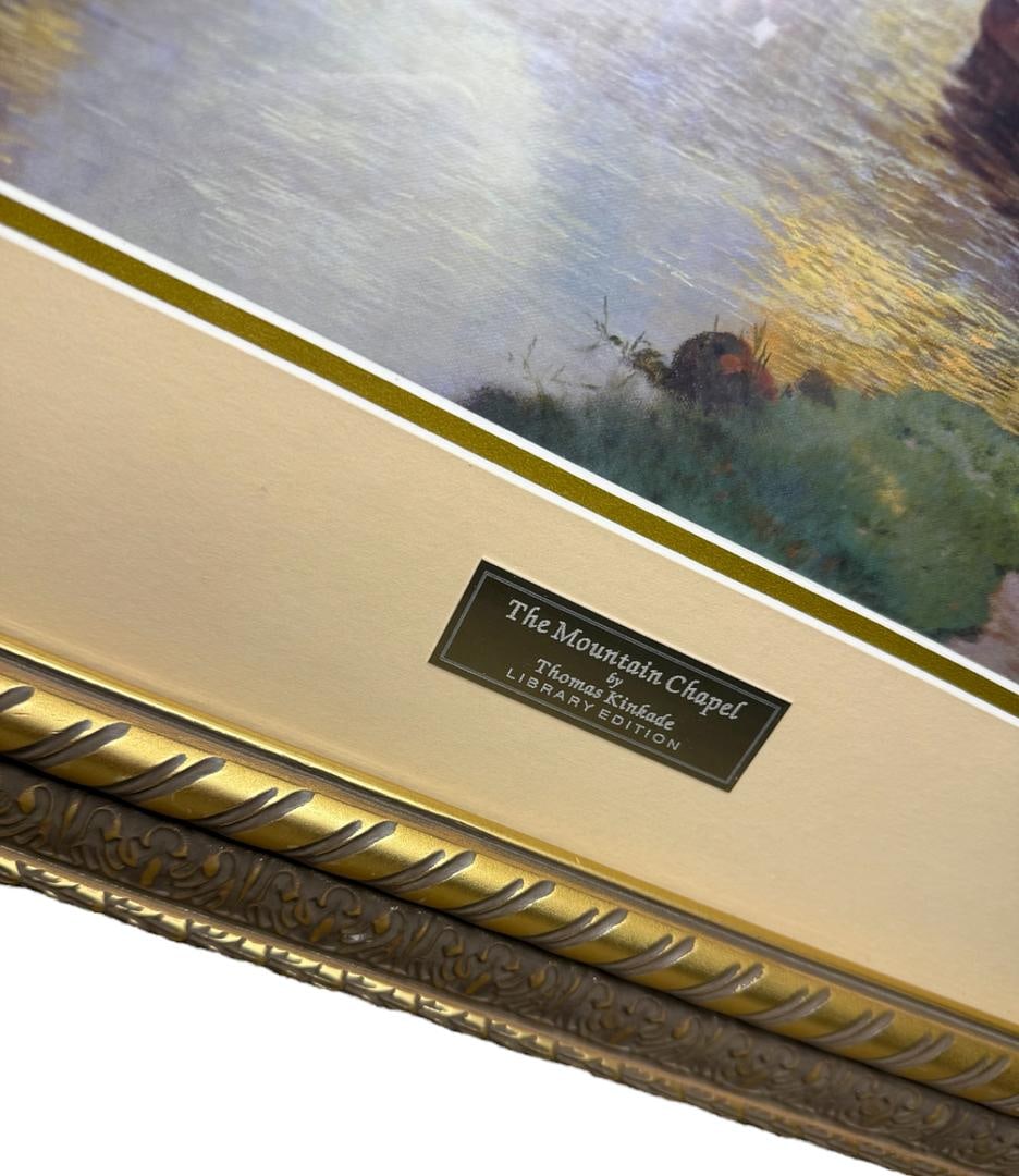 The Mountain Chapel By Thomas Kinkade LIBRARY EDITION Limited Edition Lithograph Museum Quality - 7
