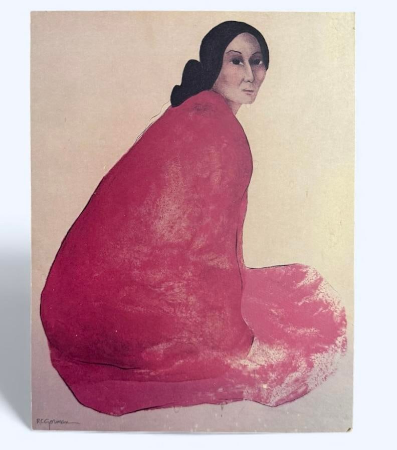 RC Gorman "YANABA" Navajo Woman 8"x10" Print: 194 RC Gorman "YANABA" Navajo Woman 8"x10" Print