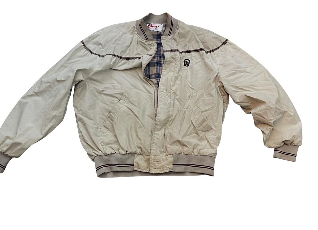 Vintage 80s 90s Mens Wiman Size Large Nylon Western Jacket (1 of 6)