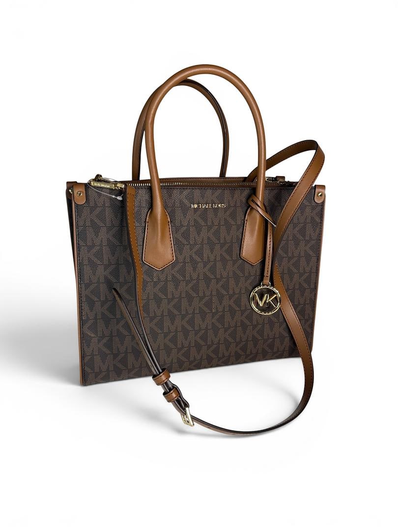 Michael Kors MAPLE Brown Luggage Handbag Brand New with Tags 398 USD Beautiful: LOT 9 Michael Kors; MAPLE Brown Luggage MSRP $398.00 NWOT SKU 194900714867; Handbag MK