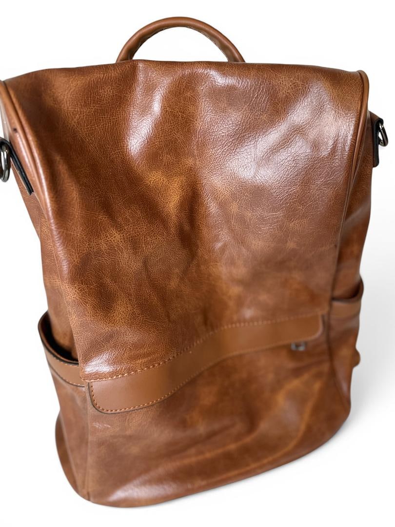 Womens Cheruty Backpack Purse Leather Anti Theft Casual Shoulder Bag Fashion Ladies Size LARGE 45 (1 of 3)