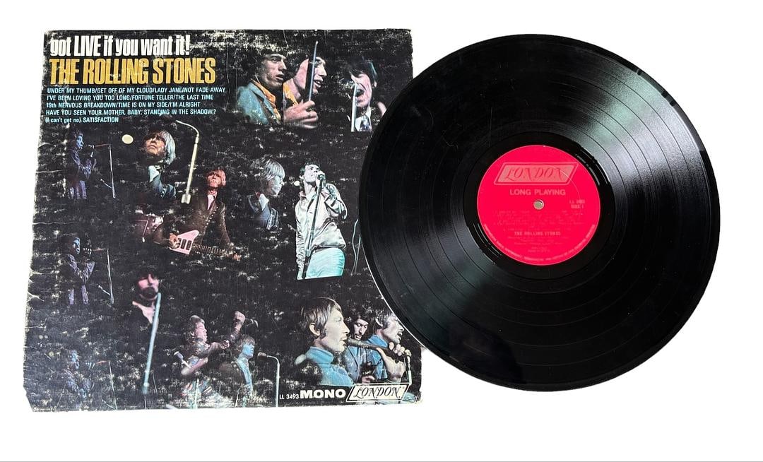 The Rolling Stones Got Live If You Want It! Vinyl Record LP (1 of 3)