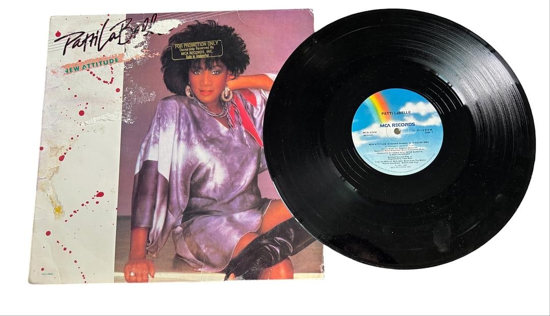 PROMO Patti LaBelle New Attitude Axel F Vinyl Record LP (1 of 4)