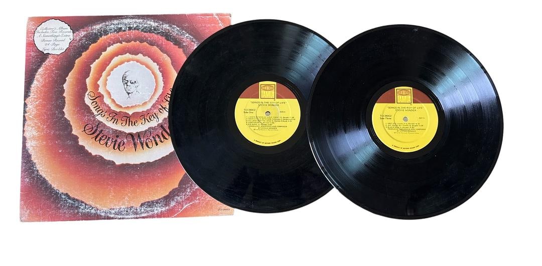 Stevie Wonder Songs In The Key Of Life LP Vinyl Record (1 of 3)