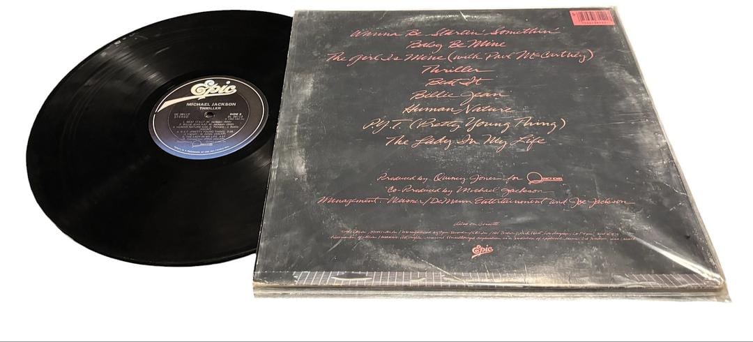 Michael Jackson Thriller LP Vinyl Record - 2