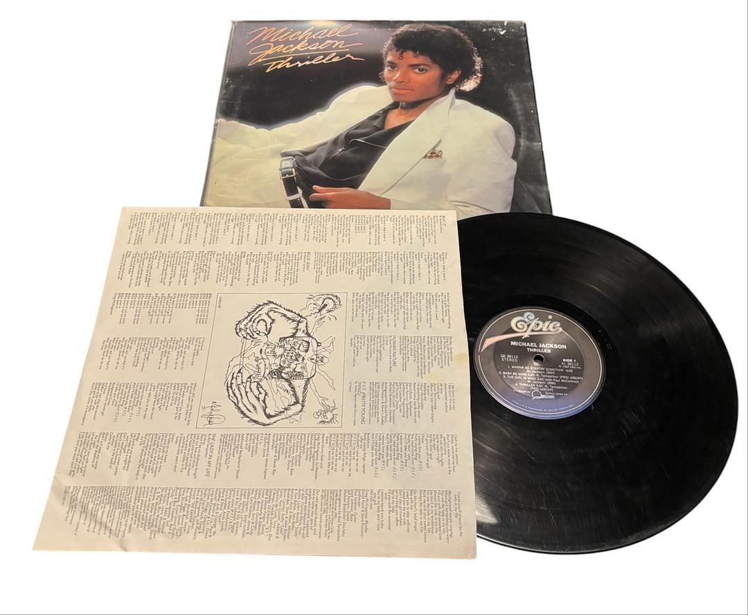 Michael Jackson Thriller LP Vinyl Record - 3
