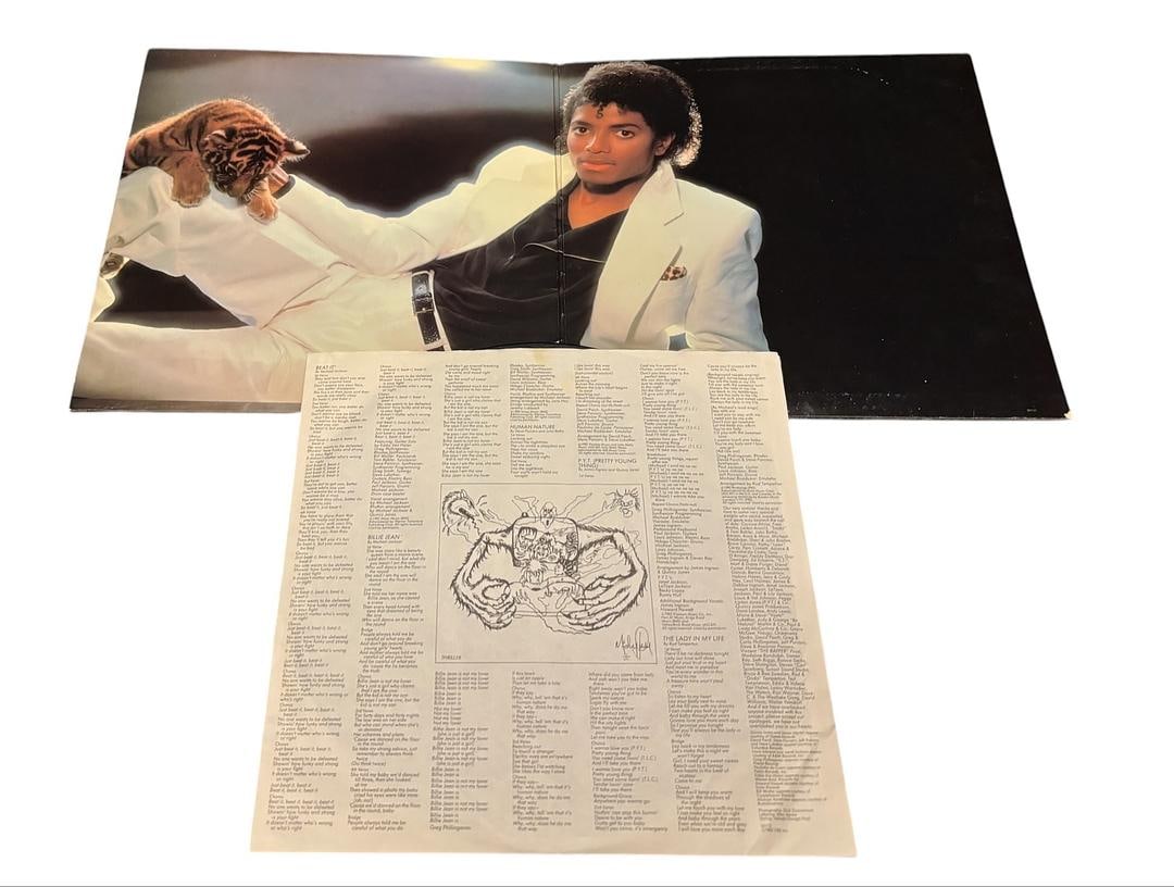 Michael Jackson Thriller LP Vinyl Record - 5