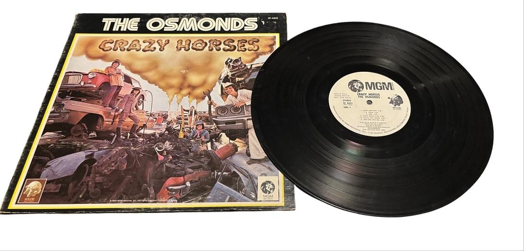 PROMO The Osmonds Crazy Horses Vinyl Record LP (1 of 4)