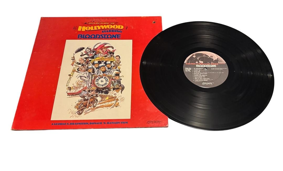 PROMO Bloodstone Train Ride To Hollywood: LOT 128PROMOARTIST: Bloodstone TITLE: Train Ride To Hollywood RELEASED: 1975 CATALOG #: PS 665 FORMAT: Vinyl 12" GENRE: Funk, Soul, Stage TRACK LIST:A1. As Time Goes By (2:33)A2. Yakety Yak (1:48)A3.