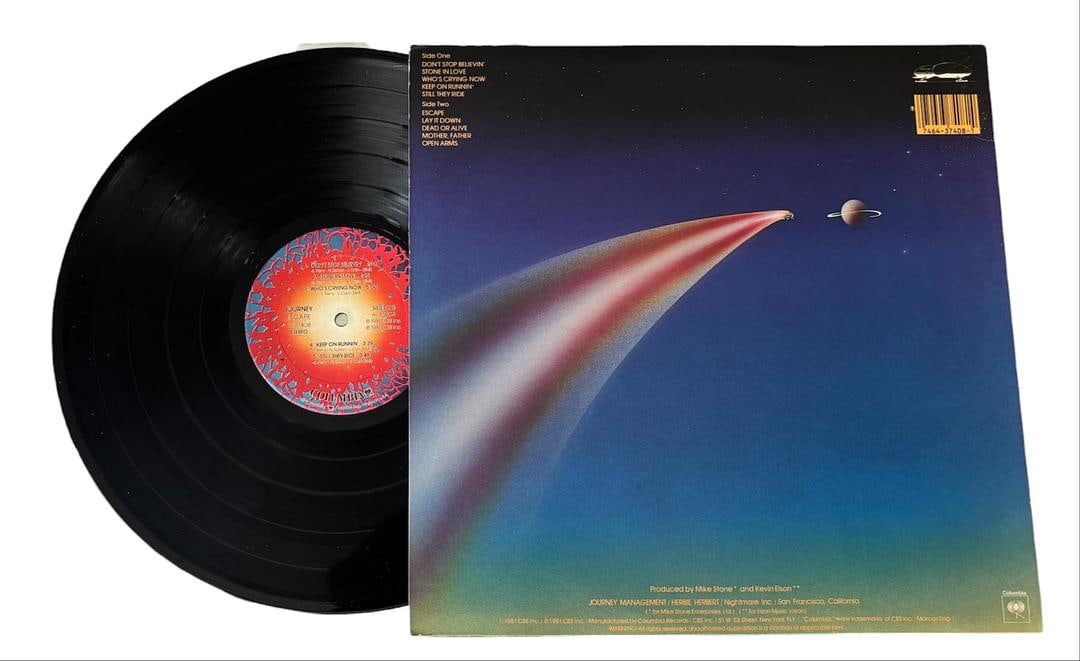 Journey Escape 1981 Vinyl Record LP - 2