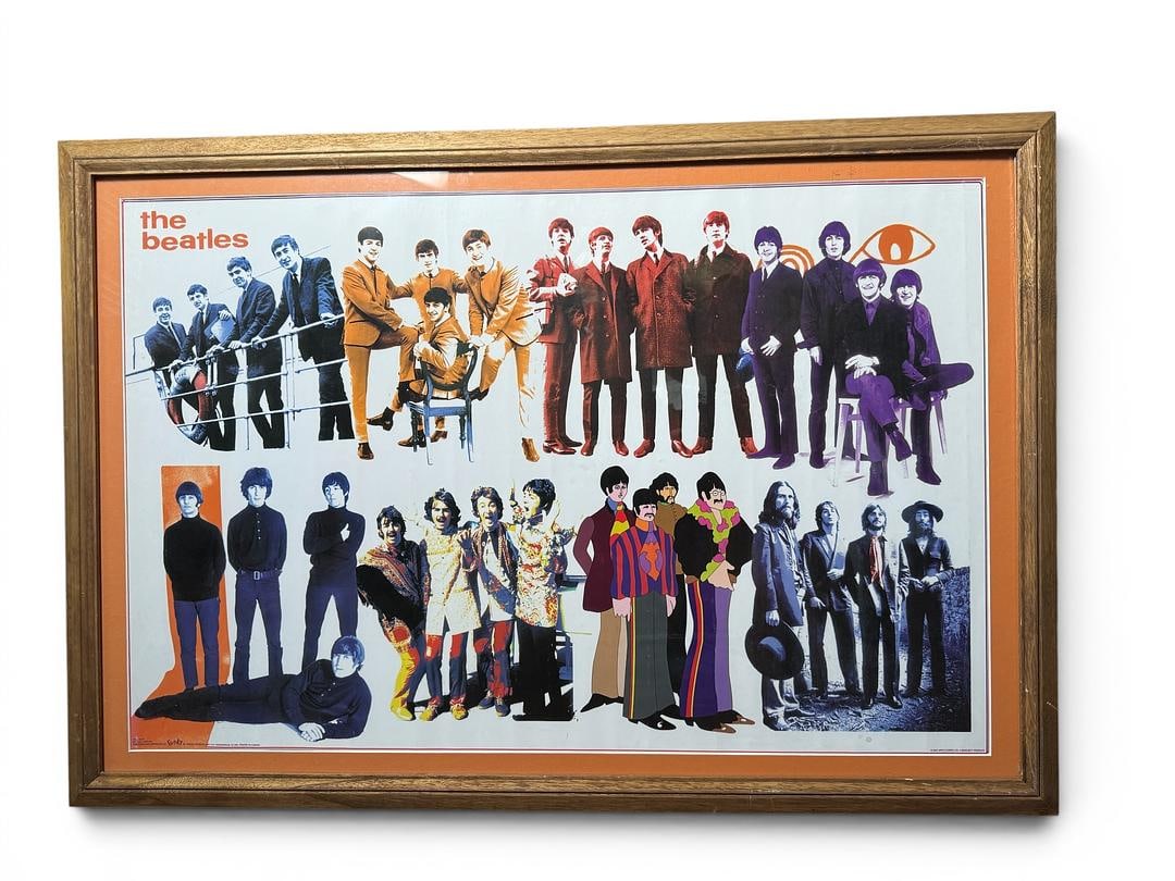 The Beatles Music Group Portraits Through Time 2007 Apple Corps LTD Beatles Product Poster Framed (1 of 3)