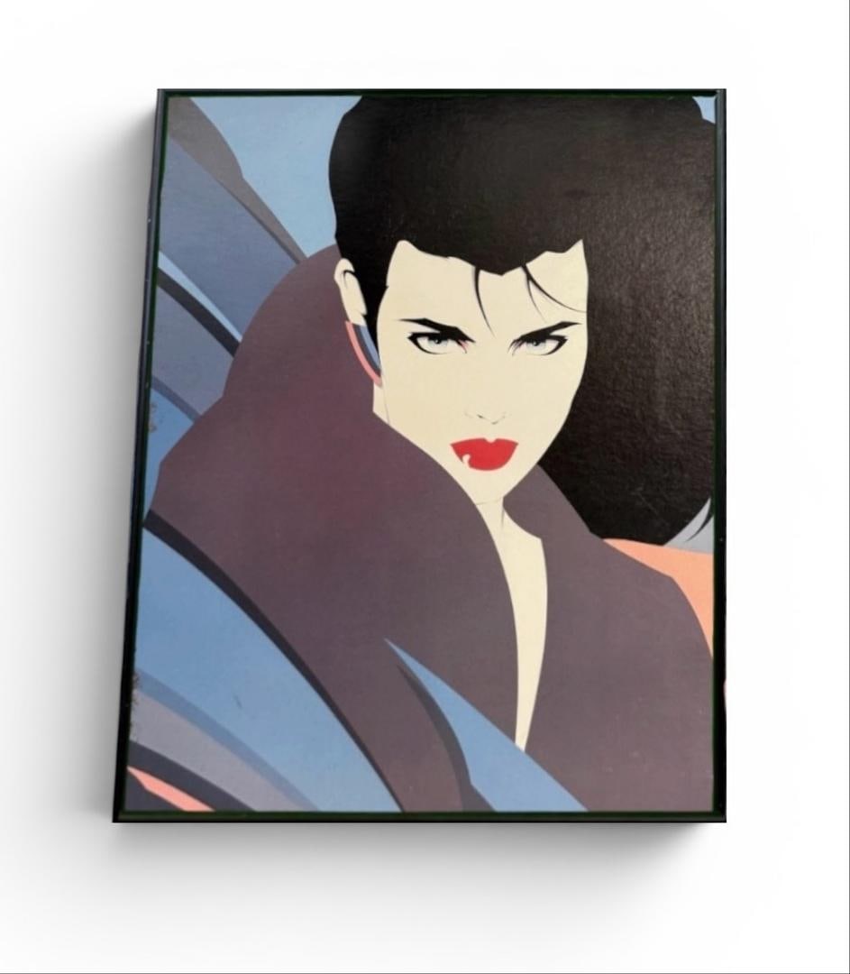 Vintage Nick Georgiou Vogue Lady Mystique Rio Duran Duran Cover 80s Salon Wall Art Reprint Framed: LOT 87 Vintage Nick Georgiou Vogue Lady Mystique Rio Duran Duran Cover 80s Salon Wall Art Reprint Framed 16x20 Art Board