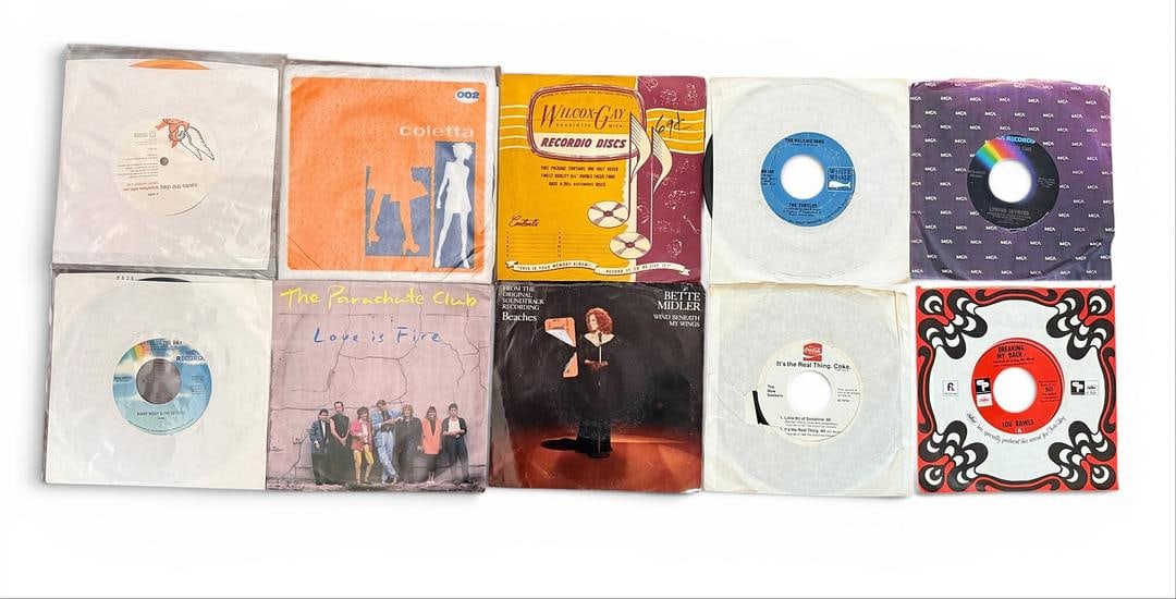 Lot of 10 Rare and High Value 45rpm Vinyl Records Buddy Holly The Turtles Hermans Hermits The (1 of 7)