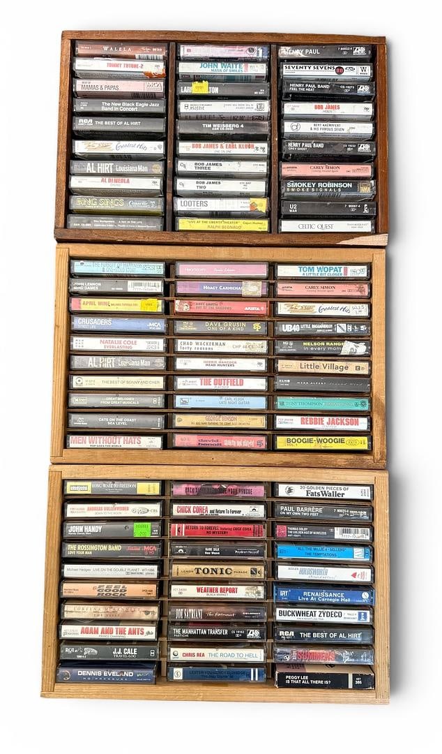 Unsearched DJ Estate Lot of 90 Vintage Cassette Tapes U2 Al Hirt The Rossington Band Tonic Adam And: Unsearched DJ Estate Lot of 90 Vintage Cassette Tapes. Conditions of cases range from sealed in original packaging to some are open and some of the cases have scuffs, cracks and some damage and age ap