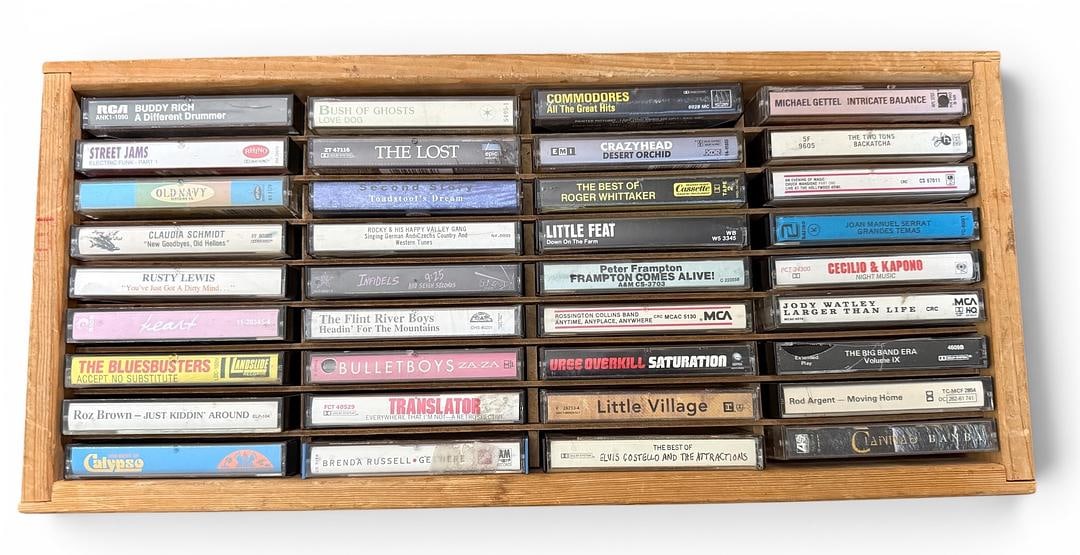 Unsearched DJ Estate Lot of 36 Vintage Cassette Tapes Bullet Boys Heart The Two Tons Rossington: Unsearched DJ Estate Lot of 36 Vintage Cassette Tapes. Conditions of cases range from sealed in original packaging to some are open and some of the cases have scuffs, cracks and some damage and age ap