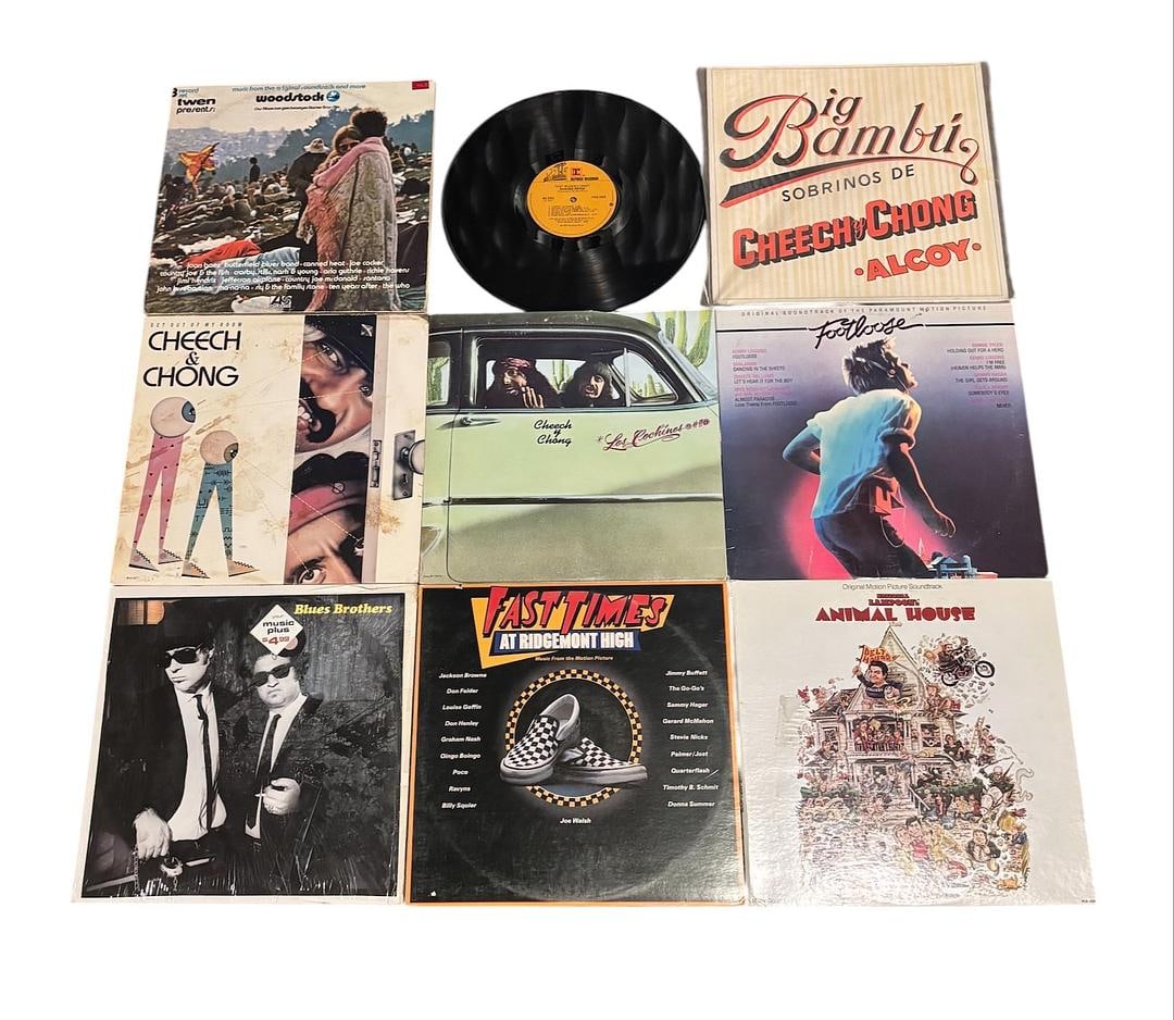 Comedy & Soundtracks Lot of 9 LP Vinyl Records (1 of 5)
