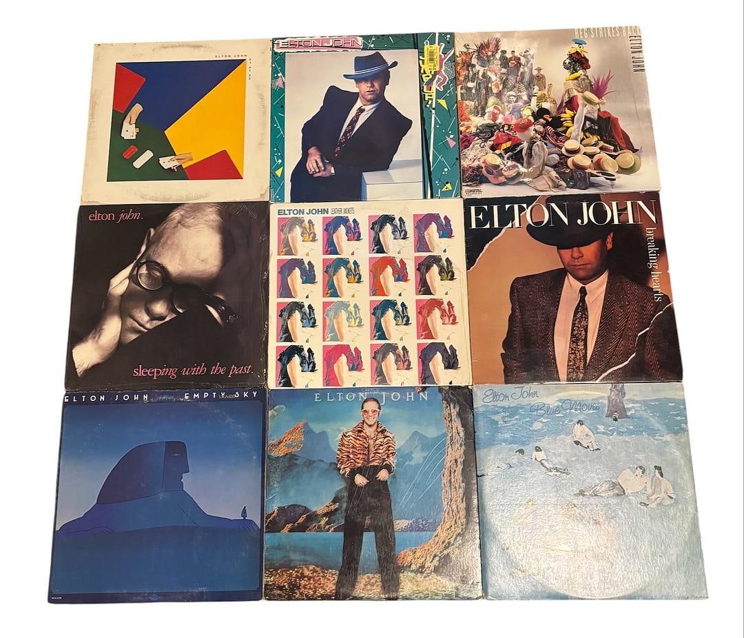 Elton John Collection Vol. 2 LP Vinyl Record Lot of 9 (1 of 5)