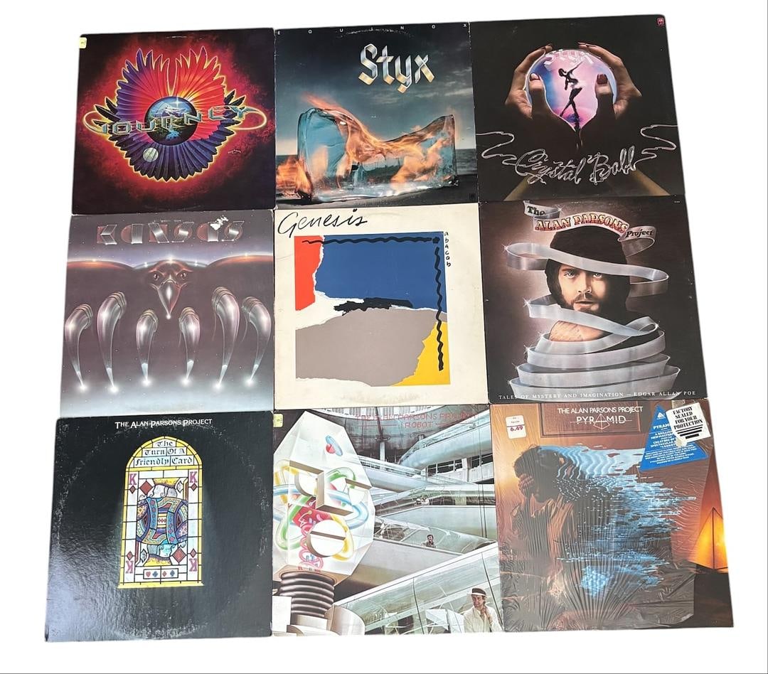 70s Arena Rock Giants Vinyl Record Lot of 9 LPs (1 of 5)