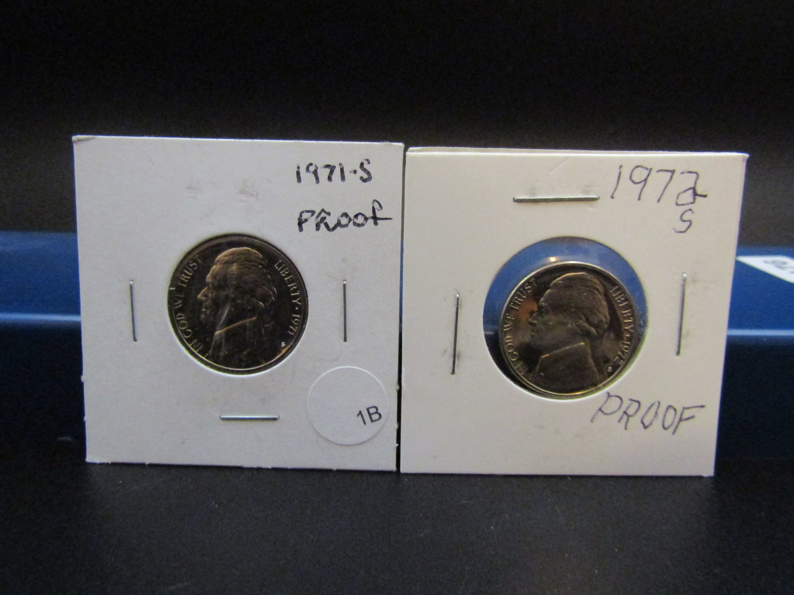 1971-S, 1972-S Proof Jefferson Nickels: 1971-S, 1972-S Proof Jefferson Nickels Condition Yes, we will ship this item, we provide in house shipping to save our customers money. S&H fees and insurance will be added to your invoice. If you wou