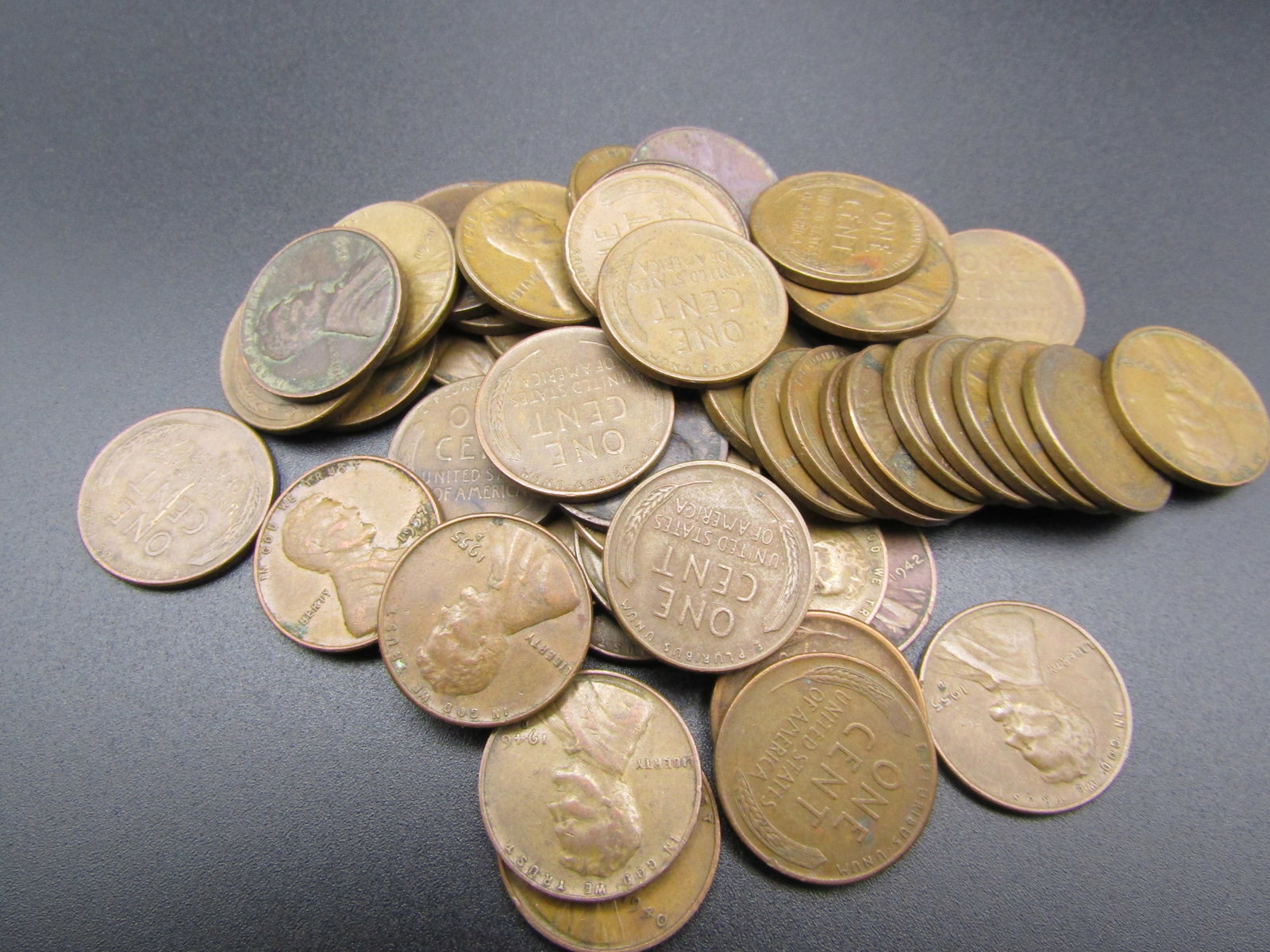 50 Unsearched Lincoln Wheat Cents: 50 Unsearched Lincoln Wheat Cents Condition Yes, we will ship this item, we provide in house shipping to save our customers money. S&H fees and insurance will be added to your invoice. If you would li