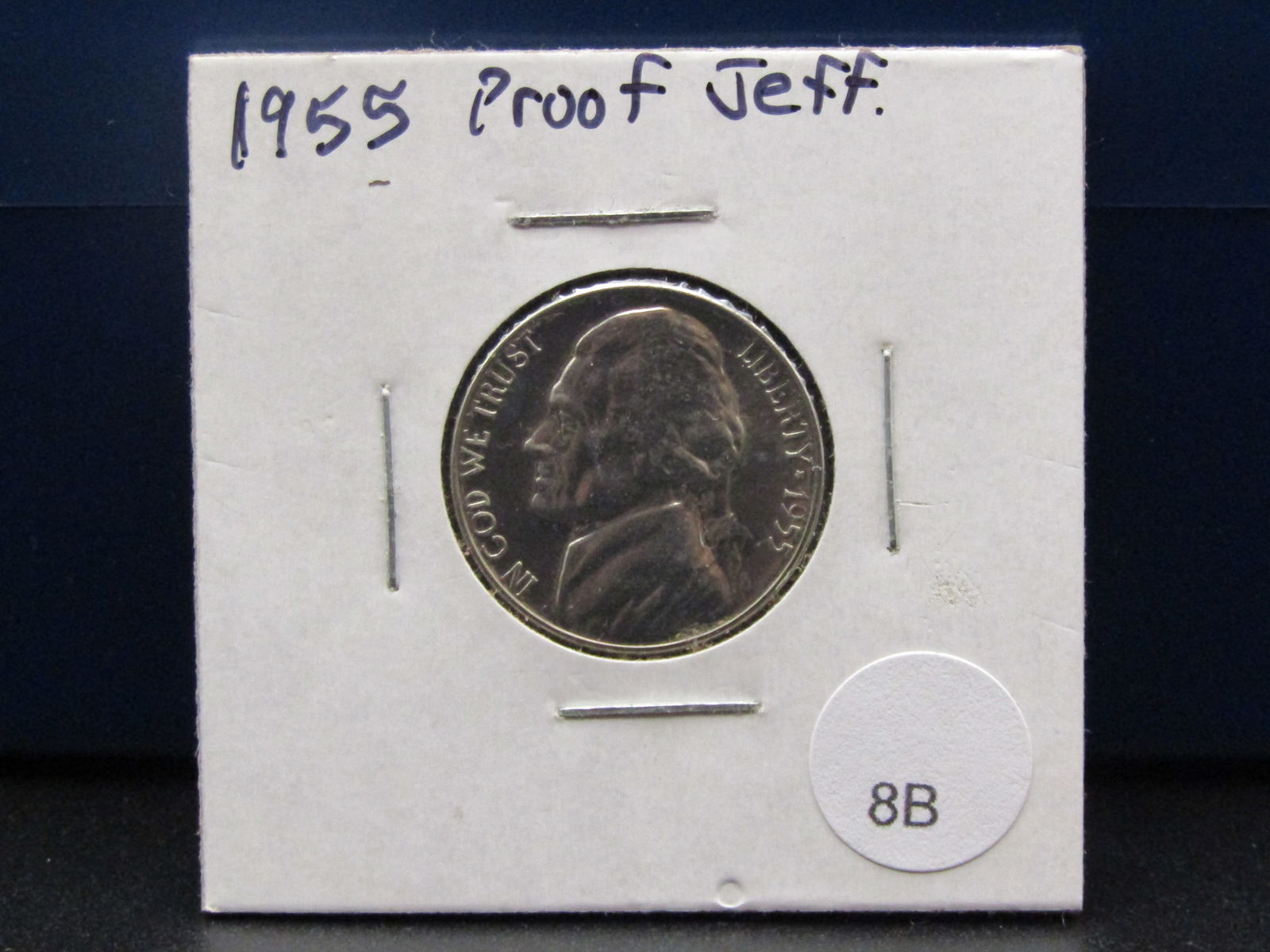 1955-Proof Jefferson Nickel, Full Steps (1 of 2)