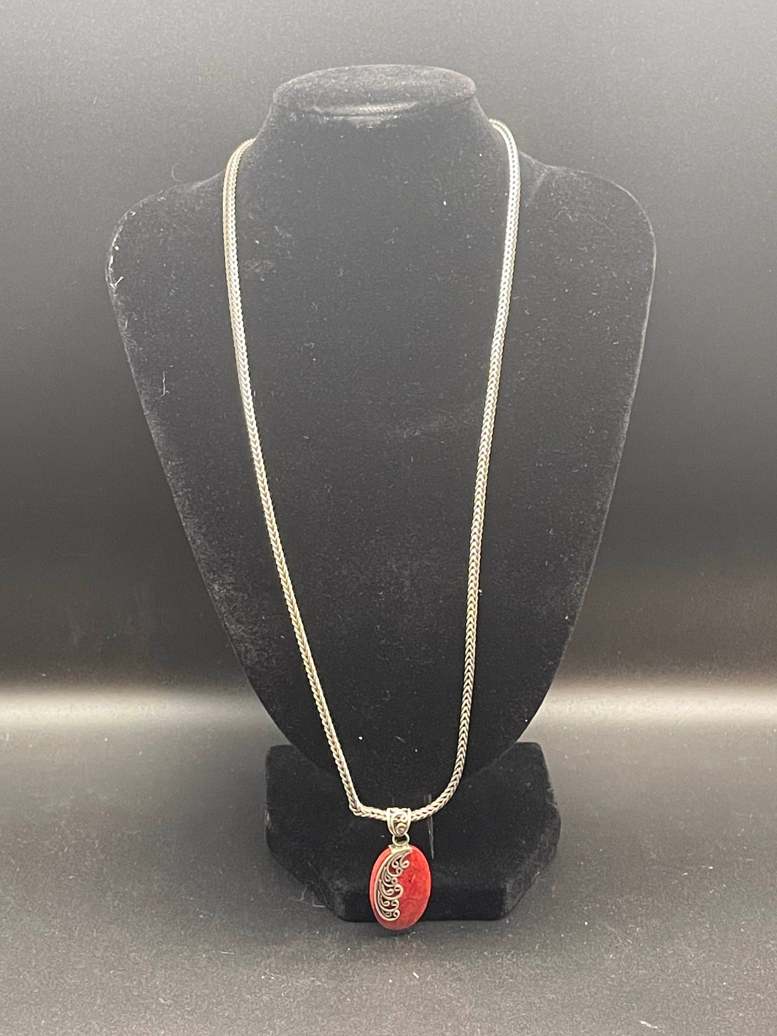 Vintage Heavy Sterling Silver Pendant on 18' Chain 24 Grams, Marked 'Germany': Vintage Heavy Sterling Silver Pendant on 18" Chain 24 Grams, Marked "Germany" Condition Yes, we will ship this item, we provide in house shipping to save our customers money. S&H fees and insurance wi
