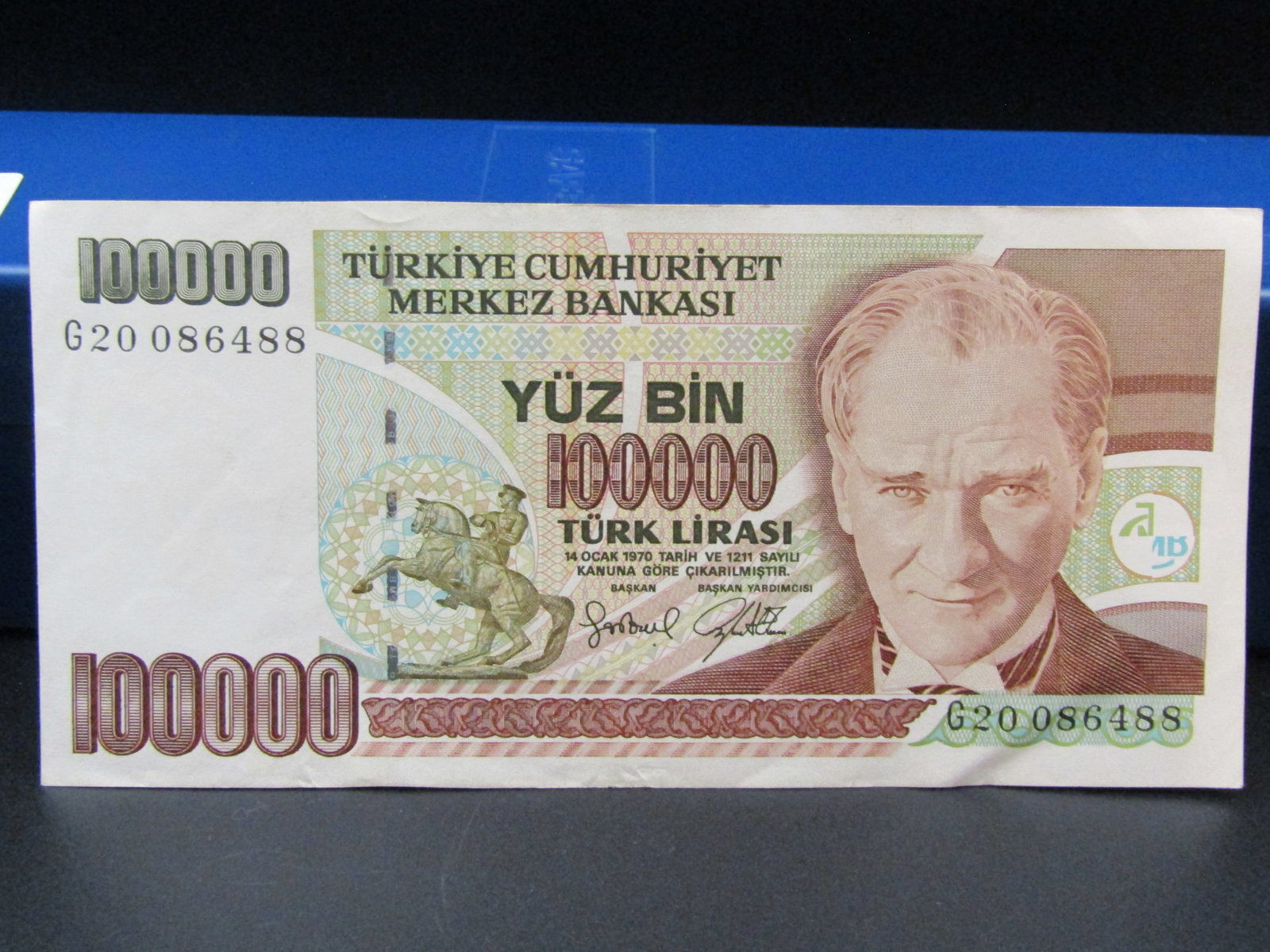 1970 Turkey 100000 Lirasi Note: 1970 Turkey 100000 Lirasi Note Condition Yes, we will ship this item, we provide in house shipping to save our customers money. S&H fees and insurance will be added to your invoice. If you would like 