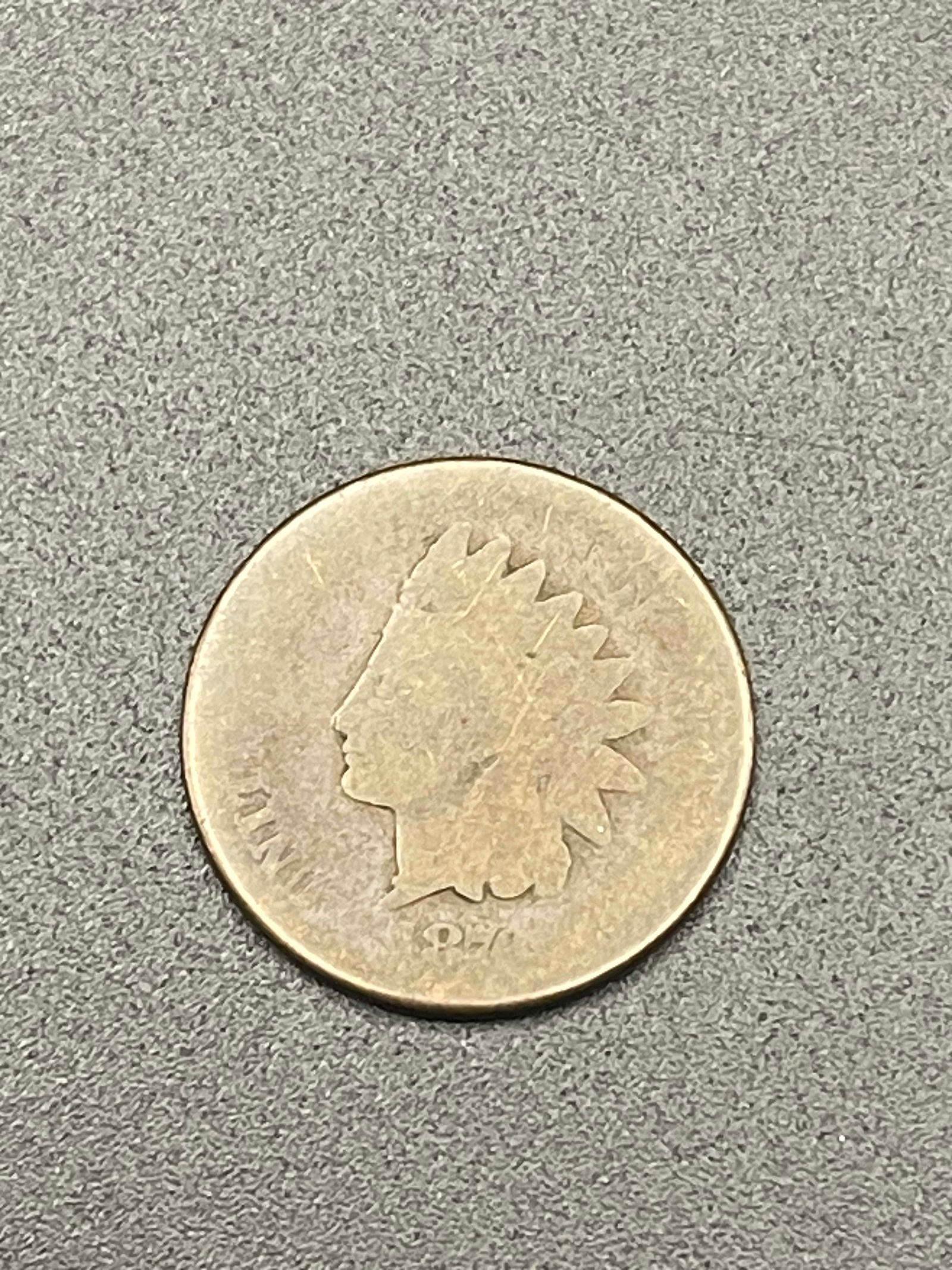 1876 Indian Head Cent. KEY DATE (1 of 2)