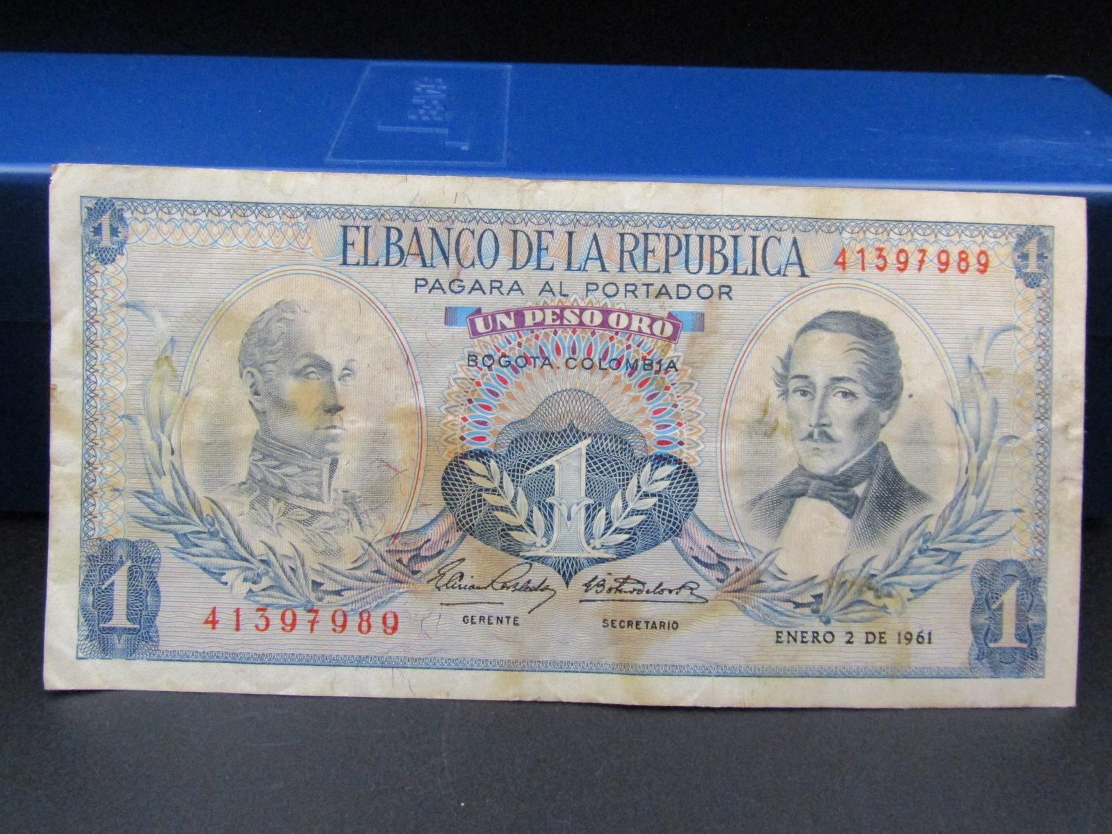 1961 Colombia One Peso Note: 1961 Colombia One Peso Note Condition Yes, we will ship this item, we provide in house shipping to save our customers money. S&H fees and insurance will be added to your invoice. If you would like to 
