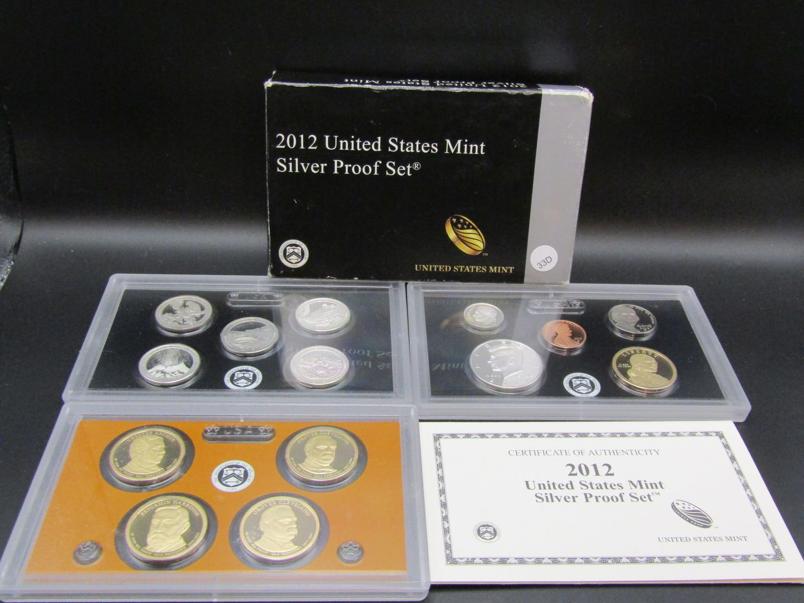 KEY DATE 2012-S US Mint Silver Proof Set (1 of 11)