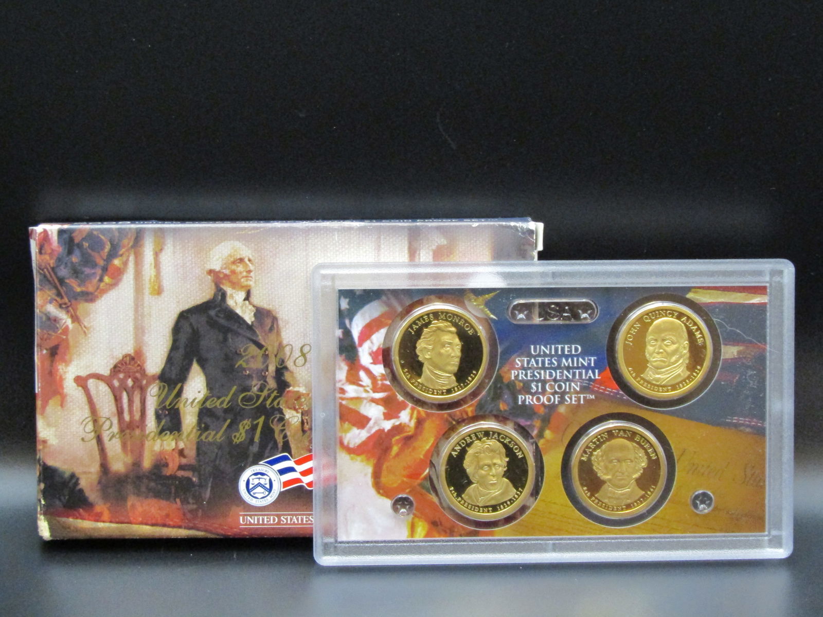 2008-S US Mint Presidential Dollar Proof Set. OGP (1 of 3)