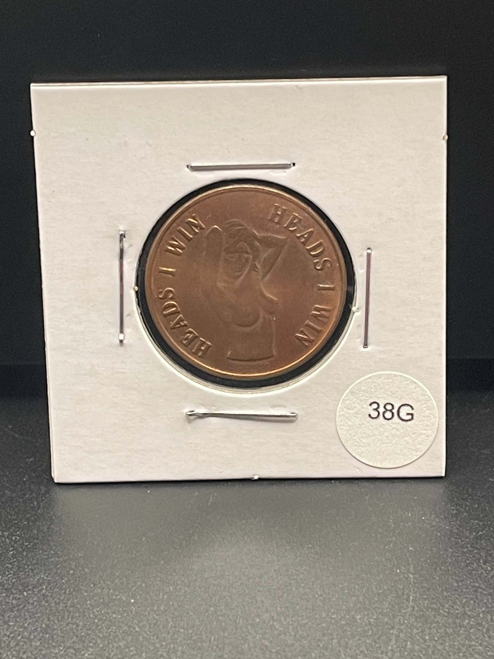 Vintage 'Heads I Win' 'Tails You Lose' Adult Token: Vintage "Heads I Win" "Tails You Lose" Adult Token Condition Yes, we will ship this item, we provide in house shipping to save our customers money. S&H fees and insurance will be added to your invoice