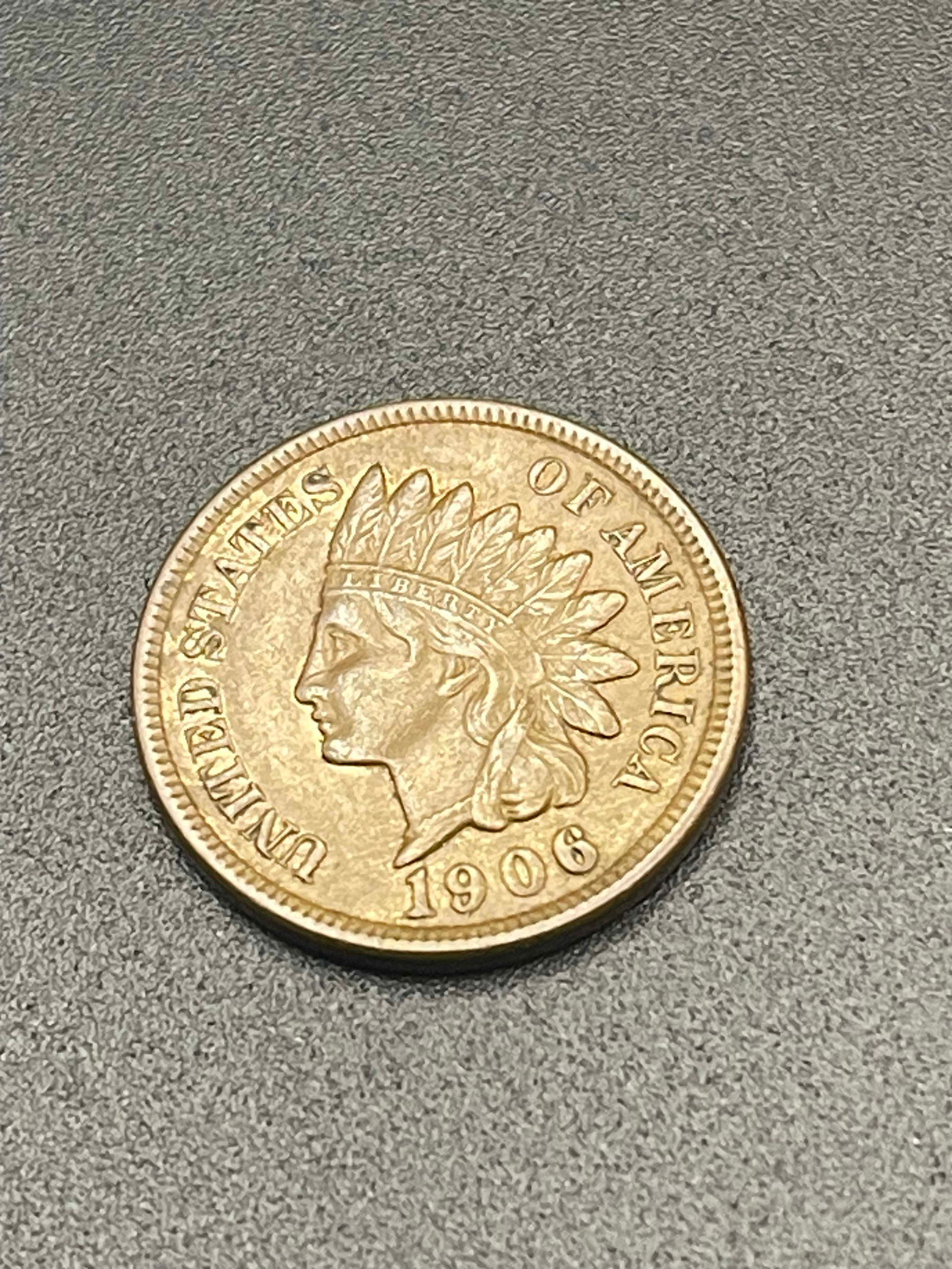 1906 Indian Head Cent, FULL LIBERTY - High Grade (1 of 2)