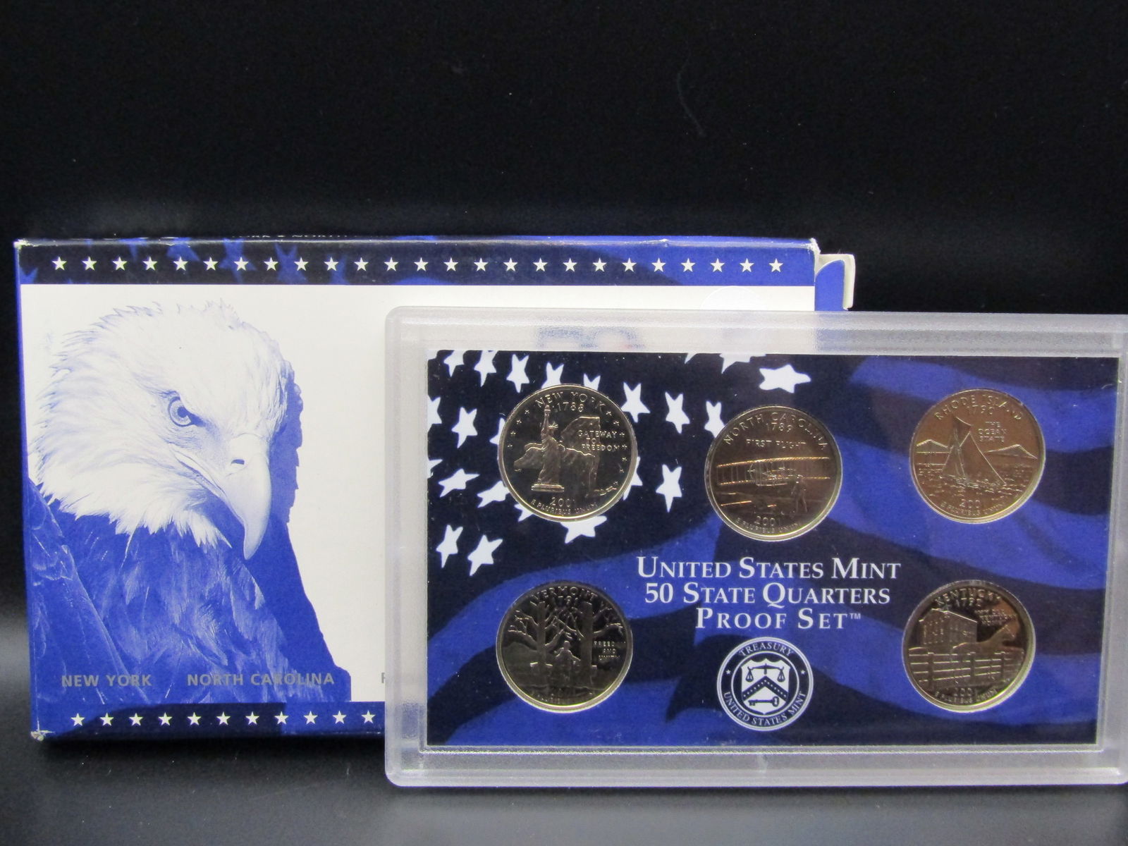 2001 S US Mint 50 State Quarter Proof Set. OGP (1 of 3)