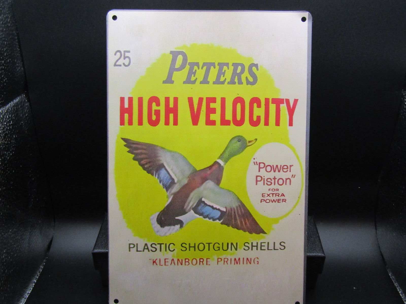 Peters High Velocity Metal Sign. Approx. 12" x 8" (1 of 1)