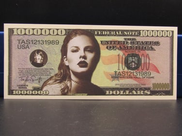 Taylor Swift 1 Million Dollar Novelty Note