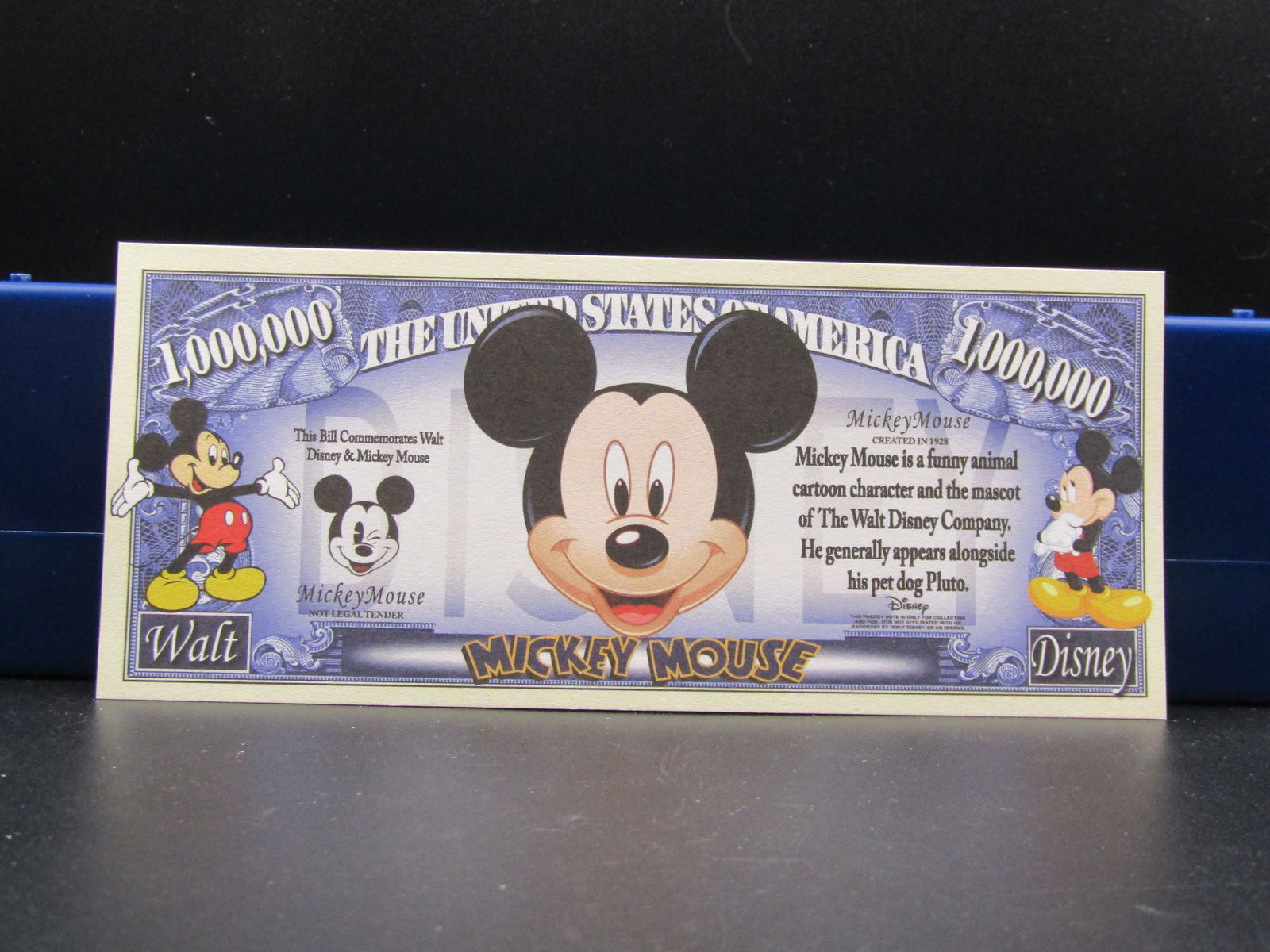 Mickey Mouse Disney 1 Million Dollar Novelty Note (1 of 4)