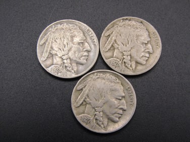1926, 1927, 1928 Buffalo Nickels