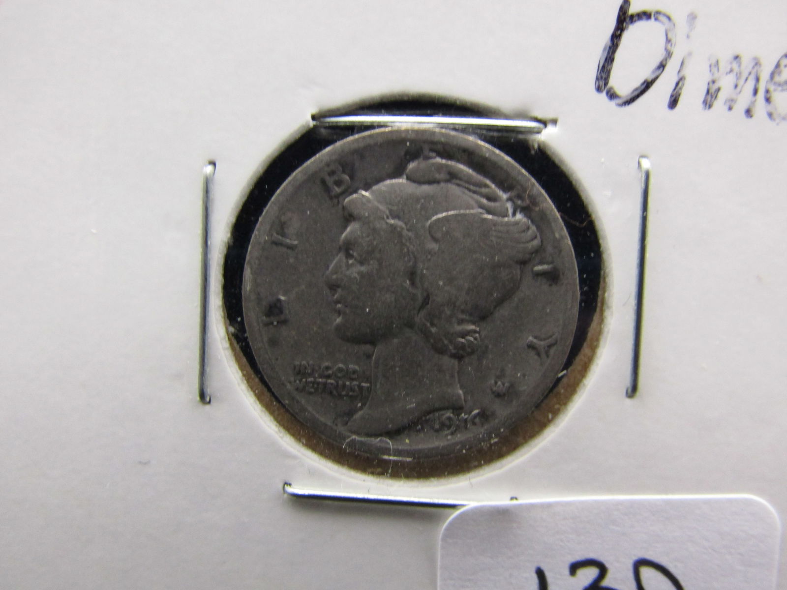 1916 Mercury Dime, Tough 1st Year! (1 of 2)