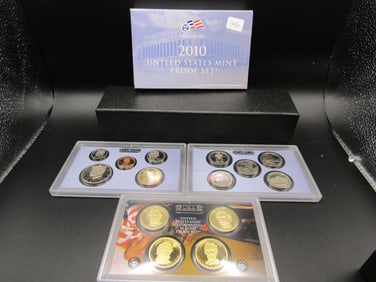 2010-S US Mint Proof Set. OGP. Contains 14 Coins, Includes ATB Quarters