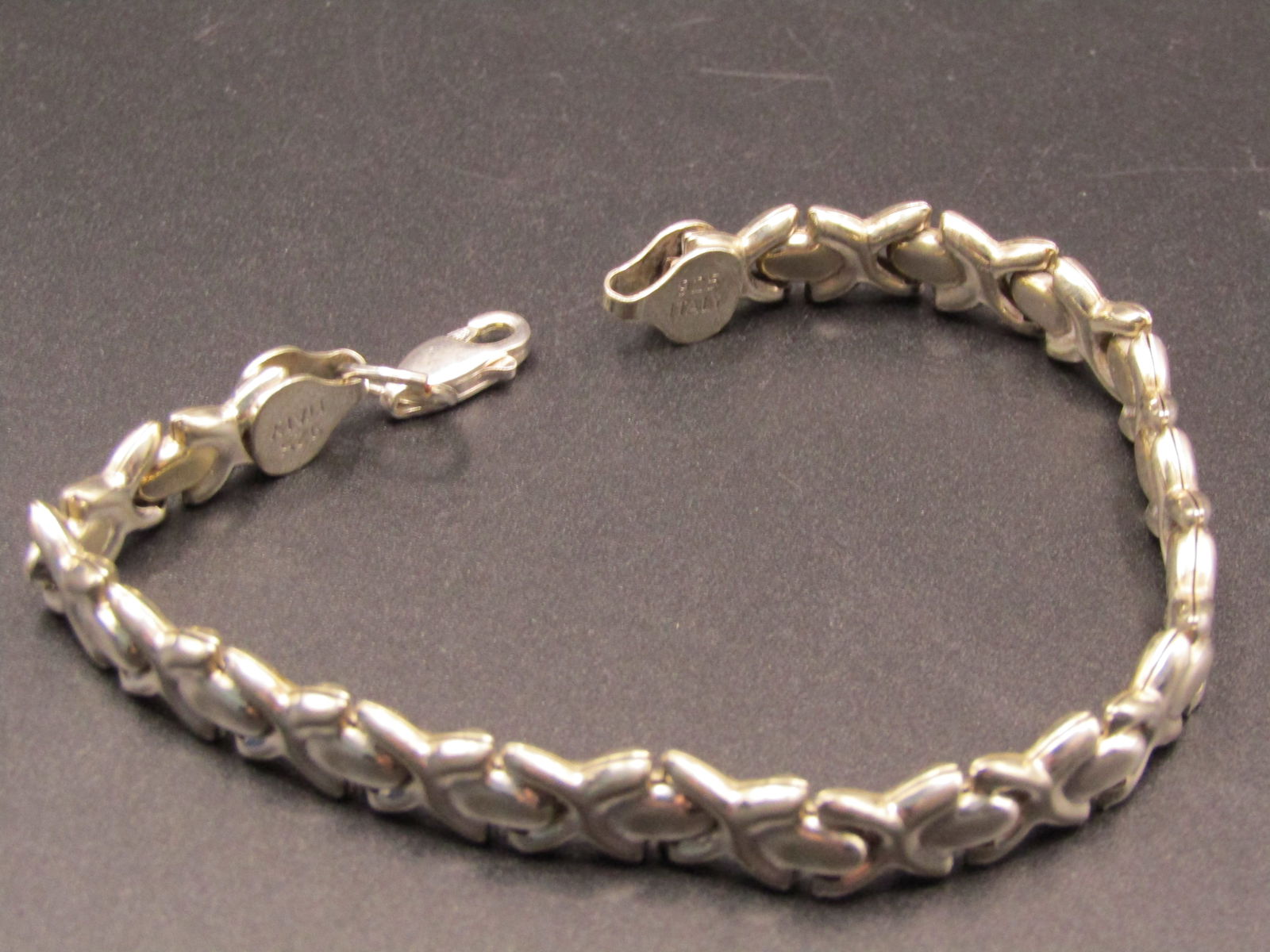 Vintage Sterling Silver Bracelet, Marked Italy (1 of 2)