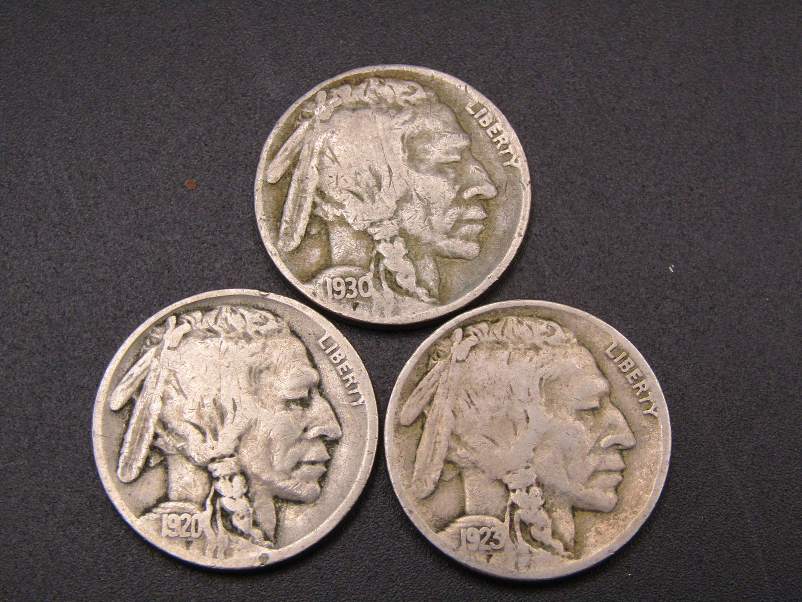 1920, 1923, 1930 Bufalo Nickels (1 of 2)