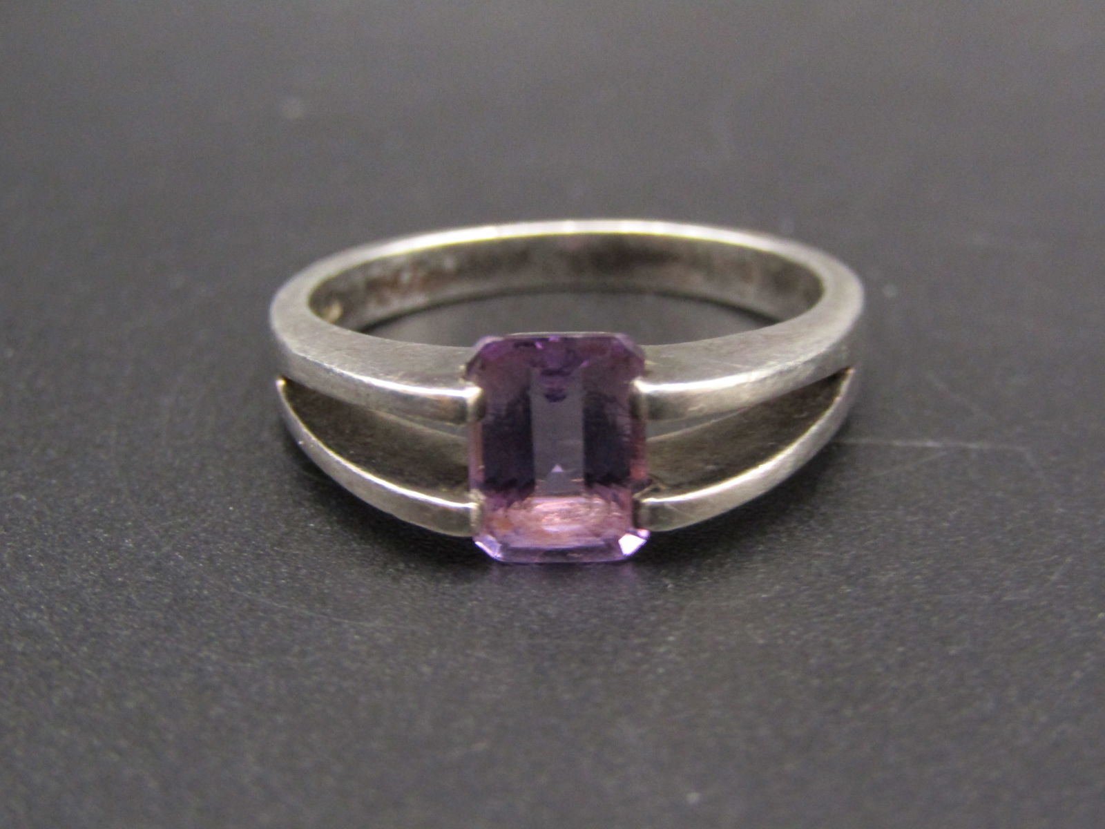 Vintage Pink Amethyst Sterling Silver Ring, Size 9.5: Vintage Pink Amethyst Sterling Silver Ring, Size 9.5