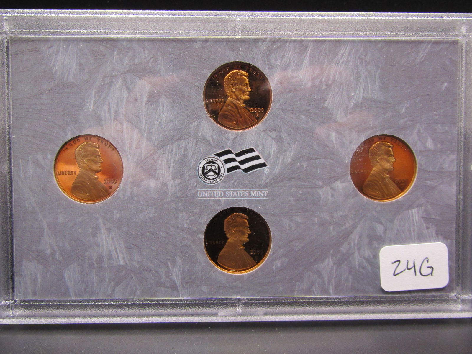 2009-S Proof US Mint Bicentennial Lincoln Cent 4 Coin Set (1 of 2)