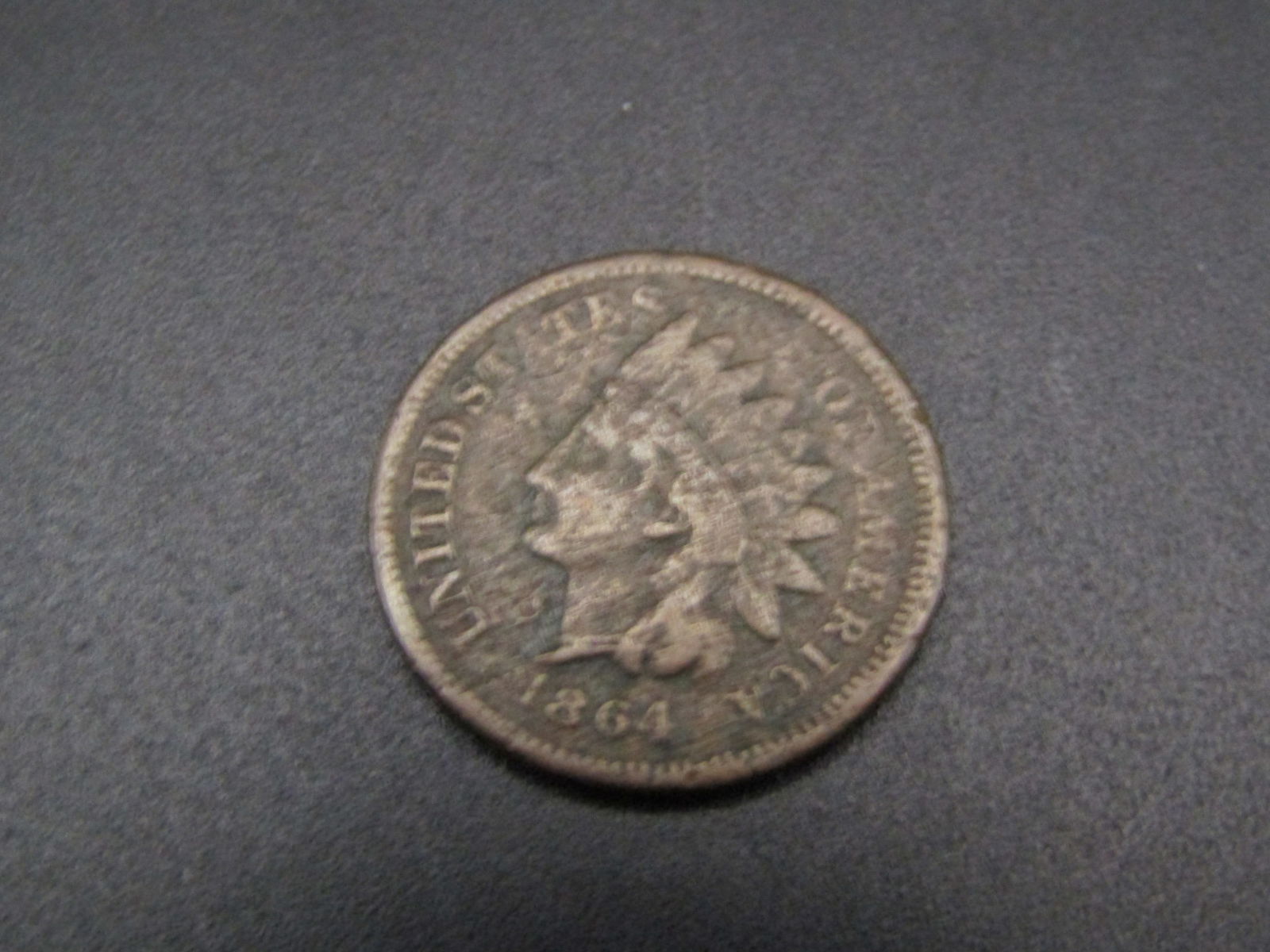 1864 Indian Head Cent, Tough Civil War Date. Lower Mintage (1 of 2)