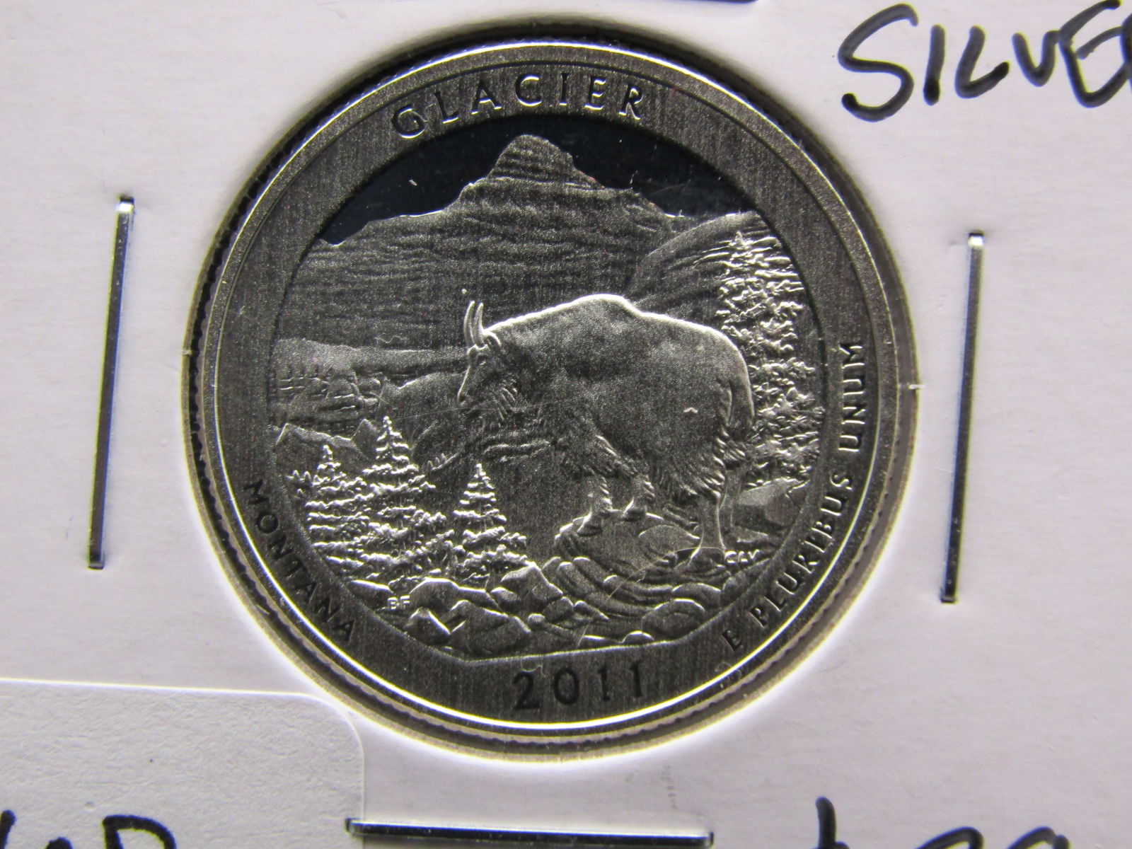 2011-S 90% Silver Deep Proof Glacier National Park Quarter, High Book Value: 2011-S 90% Silver Deep Proof Glacier National Park Quarter, High Book Value