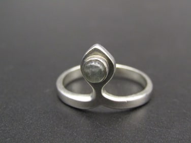 Vintage Sterling Silver Larmiar Bypass Style Ring, Size 7