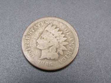 1865 Indian Head Cent, Tough Date!