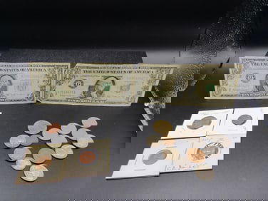 20 Piece Collectors Lot; 1865 US 2c, Indian Head Cents, Buffalo Nickels, Liberty Head Nickels,