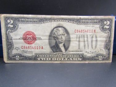 1928-D Red Seal $2 US Note